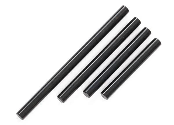 Traxxas - TRX8943 - Suspension pin set, rear (left or right) (hardened steel), 4x64mm (1), 4x38mm (1), 4x33mm (1), 4x47mm (1)