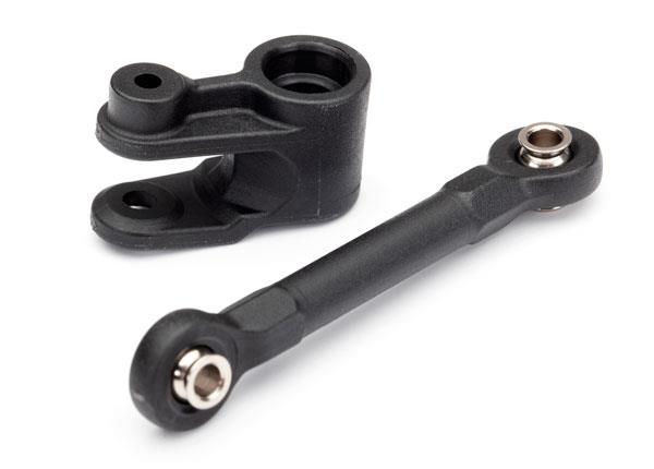 Traxxas - TRX8947 - Servo horn, steering/ linkage, steering (46mm, assembled with pivot balls)