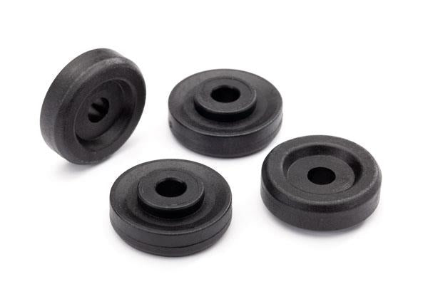 Traxxas - TRX8957 - Wheel washers, black (4)