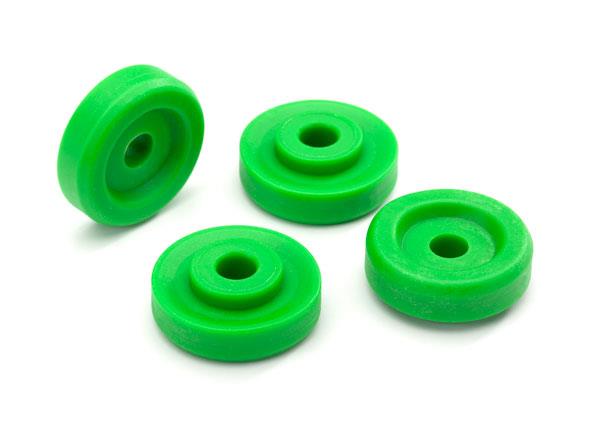 Traxxas - TRX8957G - Wheel washers, green (4)