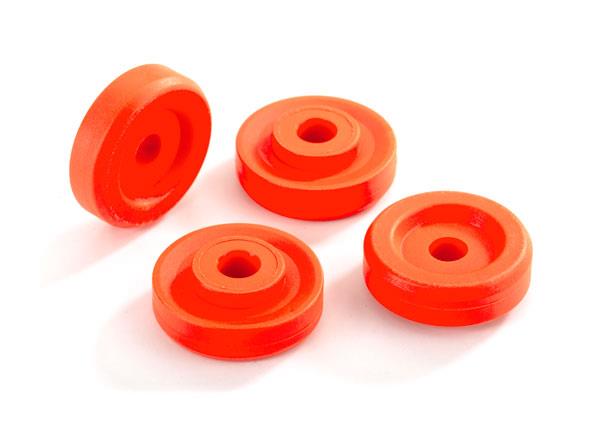 Traxxas - TRX8957T - Wheel washers, orange (4)