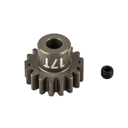 Team Associated - AE89599 - FT Pinion Gear, 17T, MOD 1, 5mm shaft, aluminum