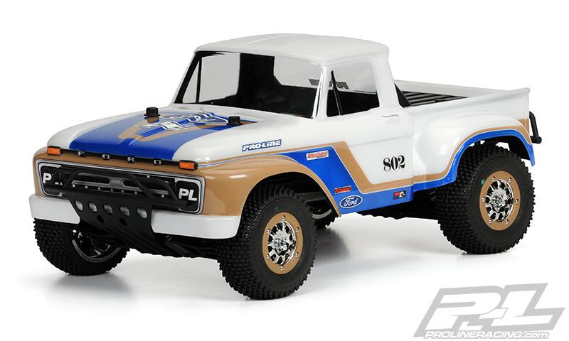 Pro-Line - PL3408-00 - 1966 Ford F-100 Karosseri i klar lexan til Slash 2WD og Slash 4x4