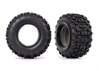 Traxxas - TRX8974 - Tires, Sledgehammer® (2)/ foam inserts (2)