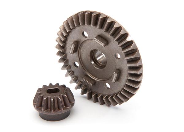 Traxxas - TRX8977 - Ring gear, differential/ pinion gear, differential (rear)