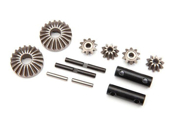 Traxxas - TRX8982 - Gear set, differential (output gears (2)/ spider gears (4)/ spider gear shaft (2)/ output shaft (2)/ 2.5X13.8 pin (2))