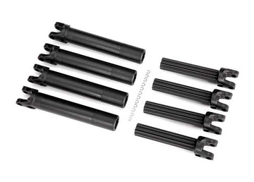 Traxxas - TRX8993 - Half shaft set, left or right (plastic parts only) (internal splined half shaft/ external splined half shaft) (4 assemblies) (for