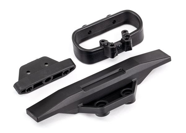 Traxxas - TRX9036 - Bumper, rear/ bumper mount, rear/ bumper support, rear