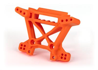 Shock tower, front, extreme heavy duty, orange (for use with #9080 upgrade kit)