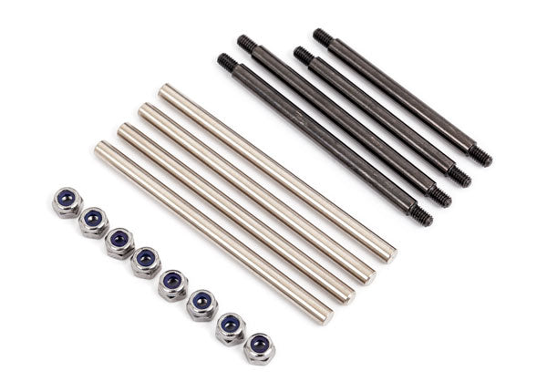 Traxxas - TRX9042X - Suspension pin set, extreme heavy duty, complete (front and rear) (hardened steel) (for use with