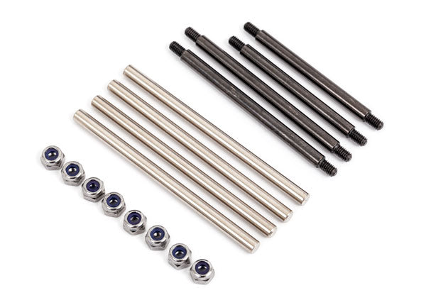 Traxxas - TRX9042X - Suspension pin set, extreme heavy duty, complete (front and rear) (hardened steel) (for use with #9080 upgrade kit)