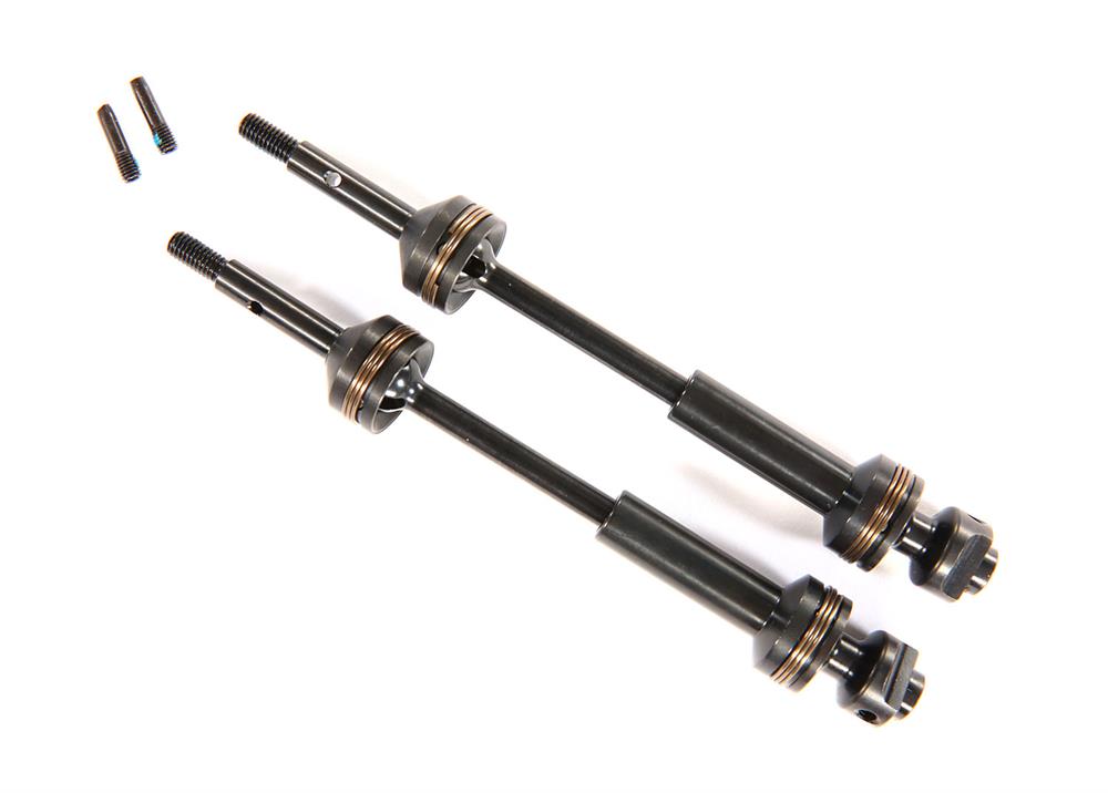 Traxxas - TRX9052X - Driveshafts, rear, steel-spline constant-velocity (complete assembly) (2)