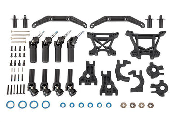 Traxxas - TRX9080 - Upgrade drivlinje og affjedring til Extreme Heavy Duty - Sort