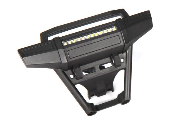 Traxxas - TRX9096 - Bumper, front (with LED lights) (replacement for
