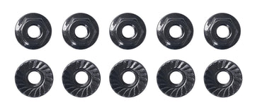 M4 Low Profile Serrated Steel Wheel Nuts