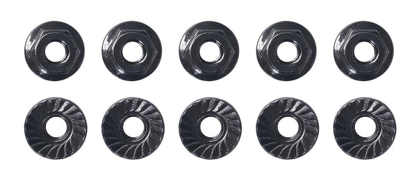 Team Associated - AE91150 - M4 Low Profile Serrated Steel Wheel Nuts