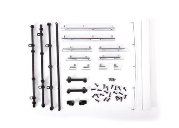 Traxxas - TRX9117 - Side trim, Chevrolet Blazer (1972), left & right/ rear trim, upper & lower/ retainers, left, right & rear/ 2.6x8 BCS (23)