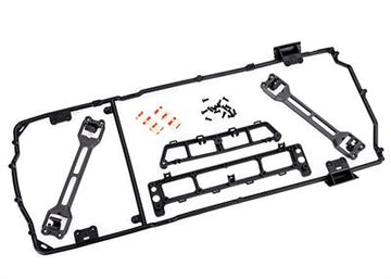 Traxxas - TRX9128 - Body cage/ body mounts (front & rear)/ body mount latch (2)/ 3x8mm BCS (15) (fits #9111 or 9112 bodies)