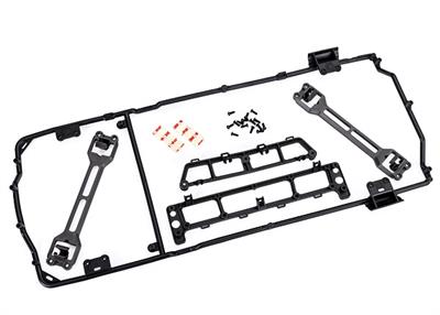 Traxxas - TRX9128 - Body cage/ body mounts (front & rear)/ body mount latch (2)/ 3x8mm BCS (15) (fits