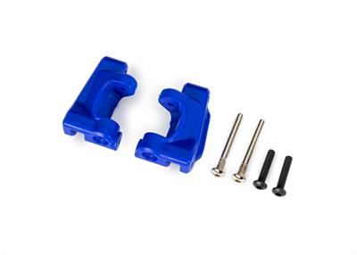 Traxxas - TRX9136-BLUE - Caster blocks (c-hubs), extreme heavy duty, blue (left & right)