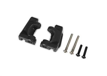 Caster blocks (c-hubs), extreme heavy duty, black (left & right)