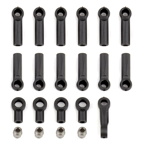Team Associated - AE91469 - Ball Cups, Rod Ends and Steering Link