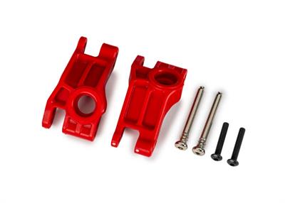 Traxxas - TRX9150-RED - Carriers, stub axle, rear, extreme heavy duty, red (left & right)