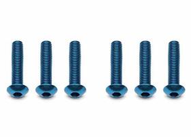 Team Associated - AE91541 - 3x14mm Skruer med hoved, alminium - 6 stk