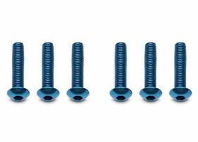 3x14mm Skruer med hoved, alminium - 6 stk