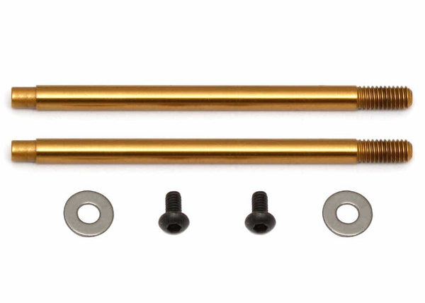 Team Associated - AE91619 - 3x27.5mm Shock Shafts (V2), TiN