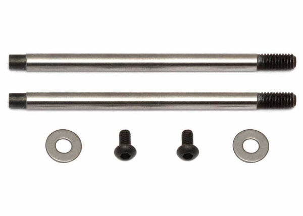 Team Associated - AE91620 - FT 3x27.5 mm Shock Shafts (V2), Chrome