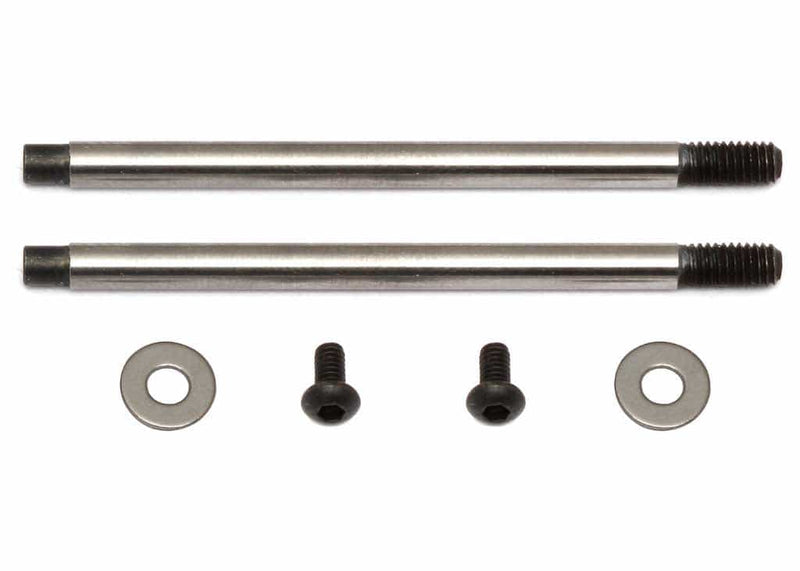 Team Associated - AE91620 - FT 3x27.5 mm Shock Shafts (V2), Chrome