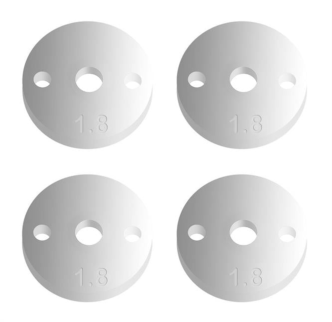 FT 12mm Pistons V2, 2x1.8 mm, flat