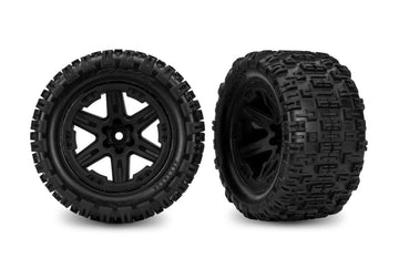 RXT 2.8" Black Wheels & Sledgehammer ST Tires (2)
