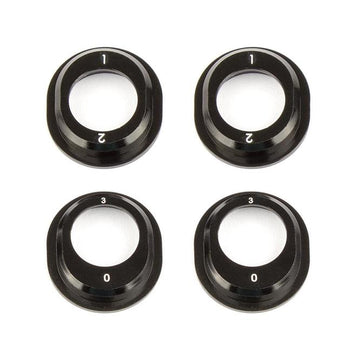 B6.4 Aluminum Differential Height Inserts, black