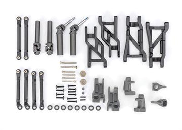 Outer Driveline & Suspension EHD Gray Upgrade Kit 2WD Raptor, Slash, Slash Mod