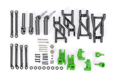 Traxxas - TRX9181-GRN - Outer Driveline & Suspension EHD Green Upgrade Kit 2WD Raptor, Slash, Slash Mod