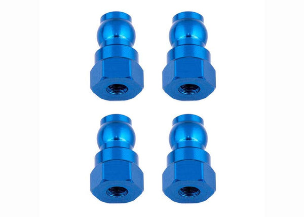 Team Associated - AE91816 - Shock Bushings, 12 mm, blue aluminum