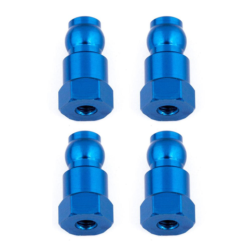 Team Associated - AE91817 - Shock Bushings, 14 mm, blue aluminum