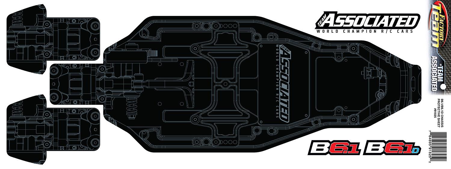 B6.1/B6.1D FT Chassis Protective Sheet