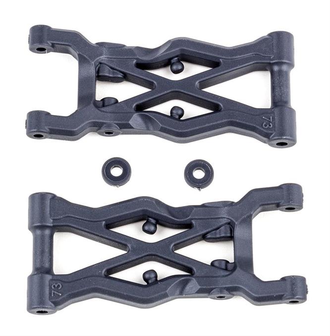 Team Associated - AE91854 - B6.4 Rear Suspension Arms, 73mm, hard