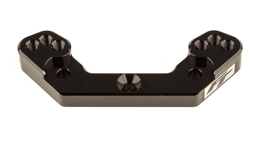 RC10B6.1 FT Rear Ballstud Mount, +2mm, black