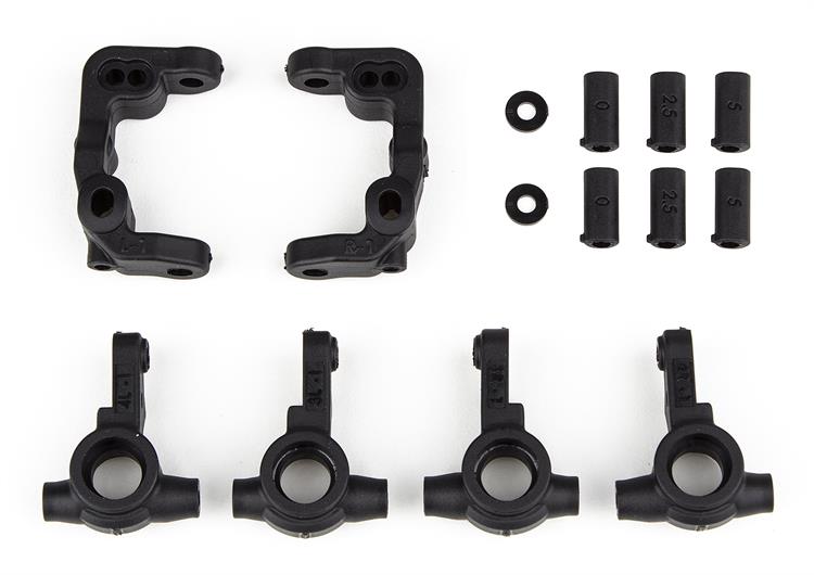 Team Associated - AE91901 - RC10B6.4 -1mm Scrub Caster and Steering Blocks