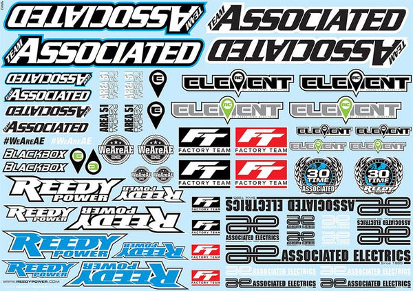 Team Associated - AE91913 - AE Branding Decal Sheet