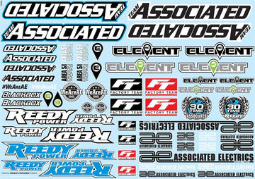 Team Associated - AE91913 - AE Branding Decal Sheet