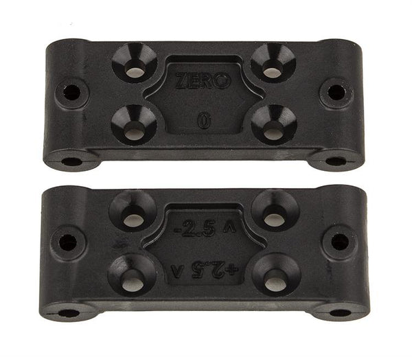 Team Associated - AE91979 - RC10B6.4 Front Bulkhead Set, 0 and 2.5 deg.