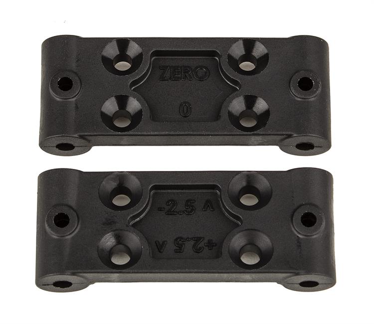 Team Associated - AE91979 - RC10B6.4 Front Bulkhead Set, 0 and 2.5 deg.