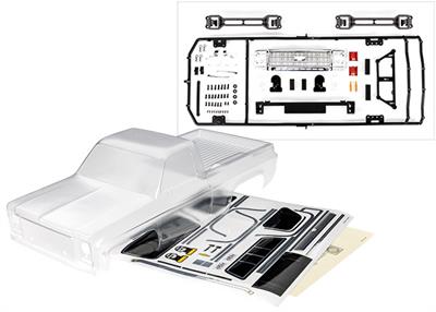 Traxxas - TRX9212 - Body, Chevrolet K10 Truck (1979) (clear, requires painting)/ decals/ window masks