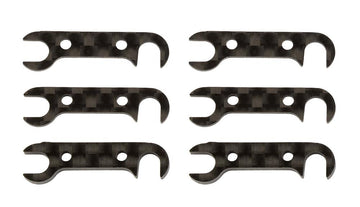 RC10B74 FT Graphite Rear Hub Link Shim Set