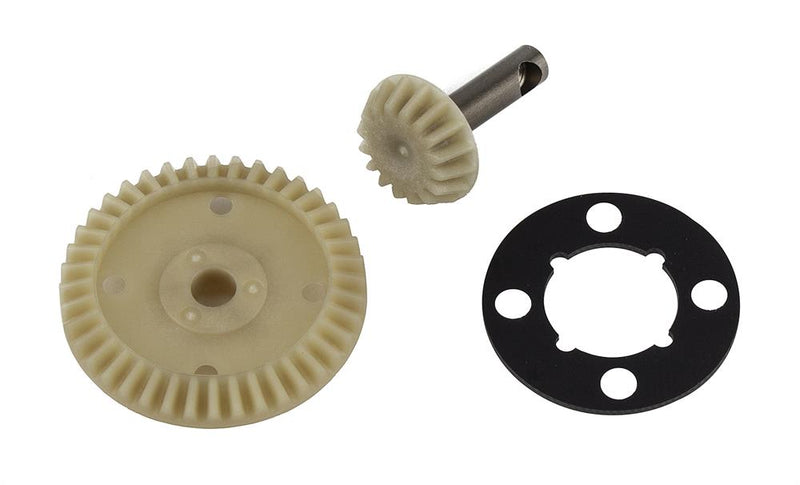 Team Associated - AE92318 - RC10B74.2 FT Ring and Pinion Gear Set, molded